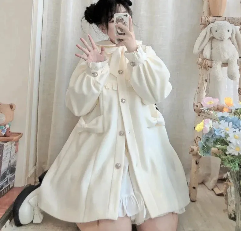 Dolly Cream Button Up Jacket