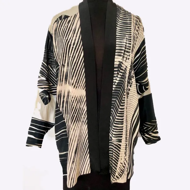 Doshi Jacket, Opening Night, Black & Ivory, M/L