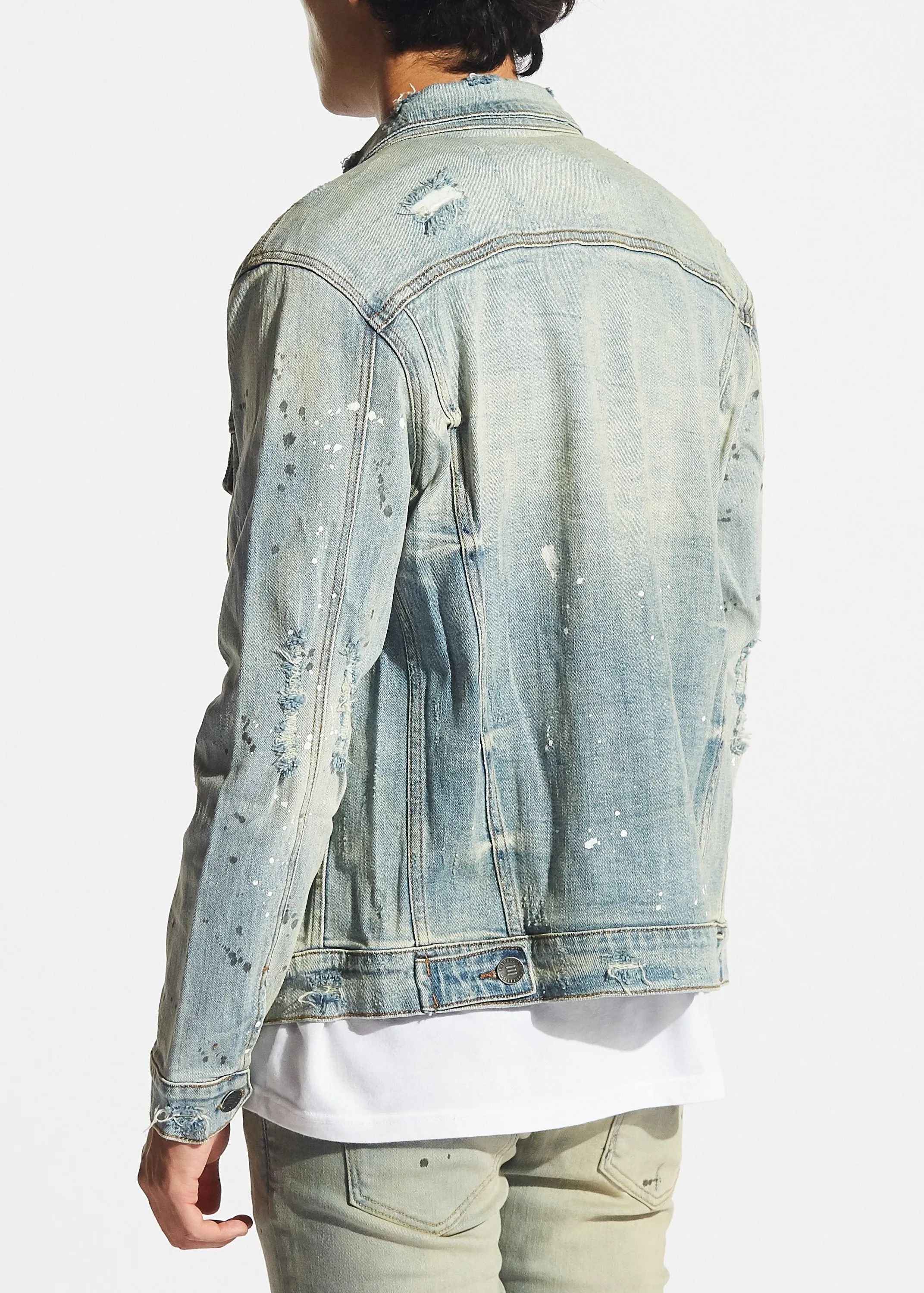 Drako Jacket (Light Blue Paint)