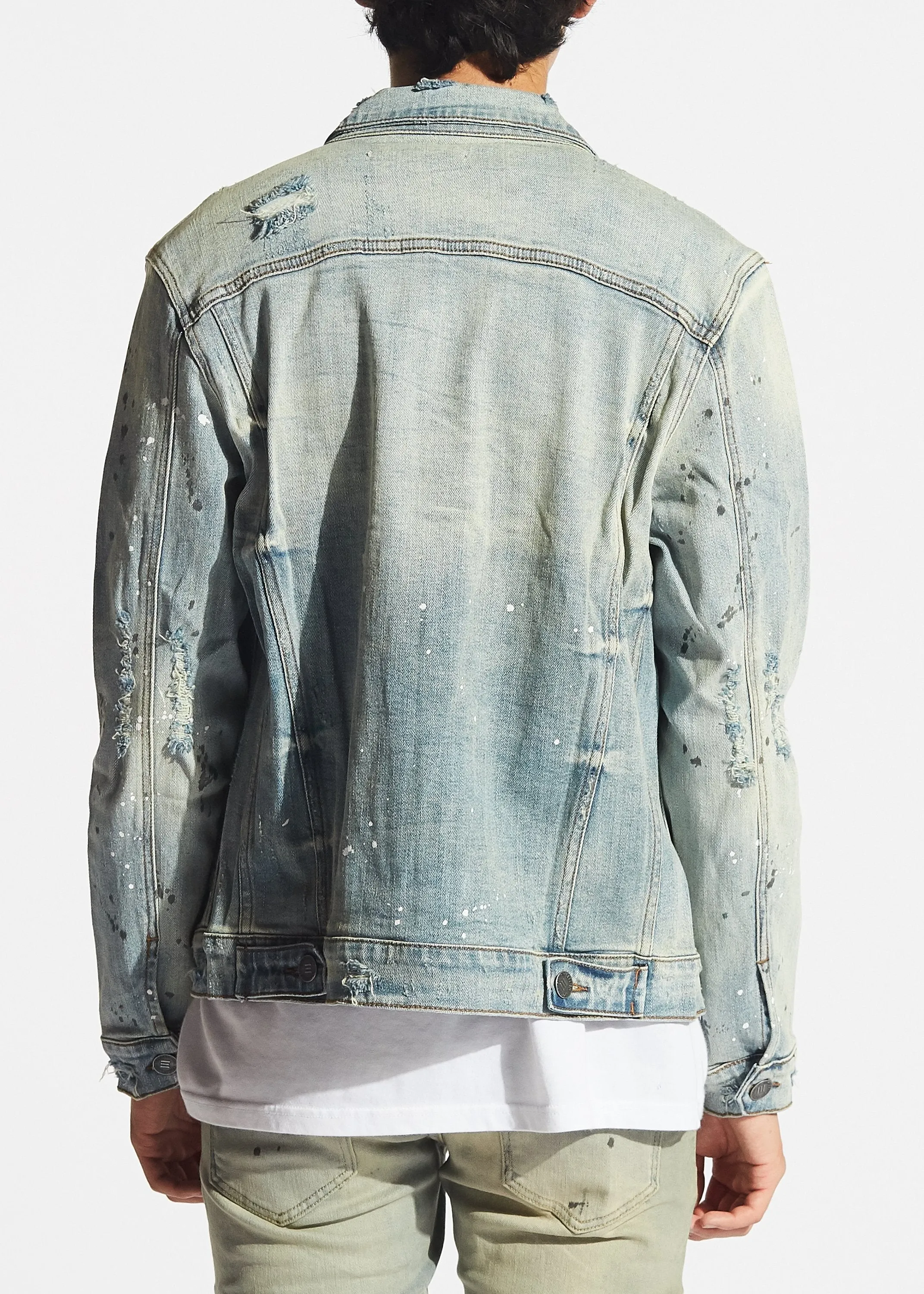 Drako Jacket (Light Blue Paint)