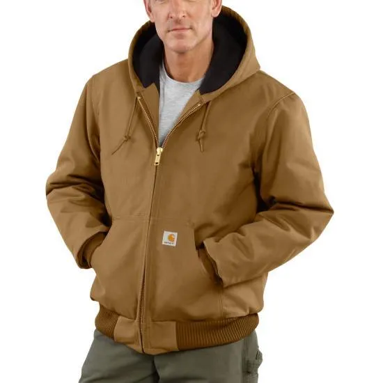 Duck Active Jacket - Quilted Flannel Lined - Carhartt Brown