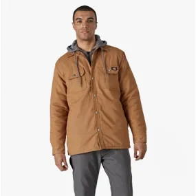 DUCK Mens Hooded Jacket Brown