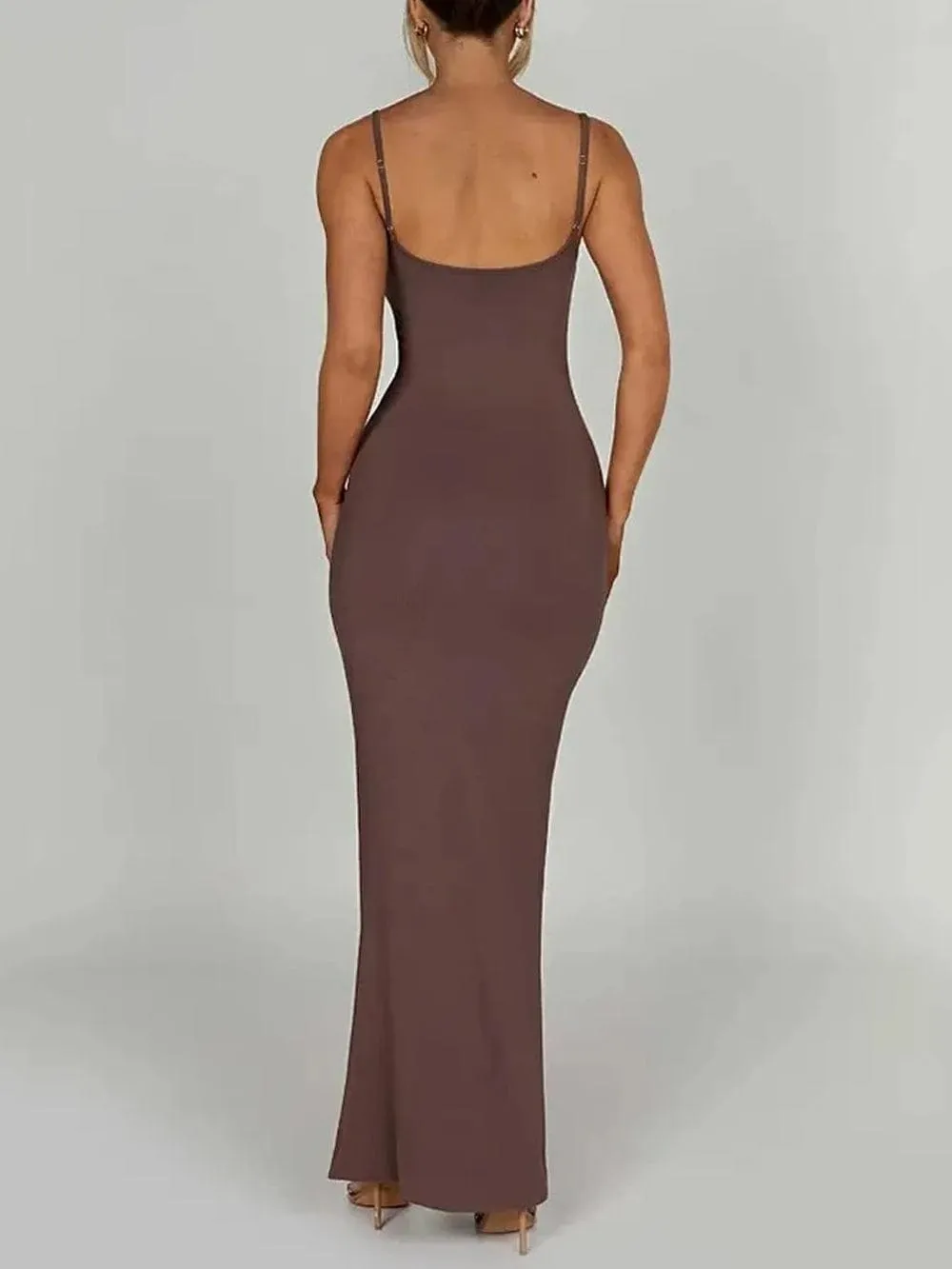 Emersyn Strap Backless Bodycon Maxi Dress