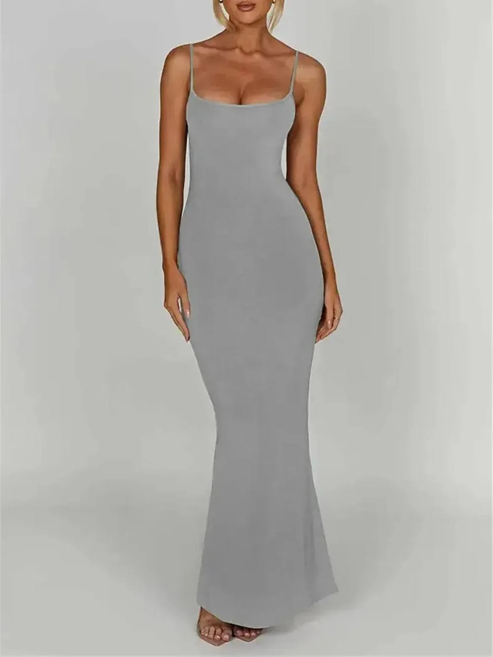 Emersyn Strap Backless Bodycon Maxi Dress