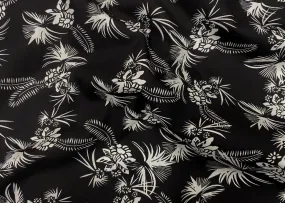 Feather Palm - Monochrome Cotton Poplin