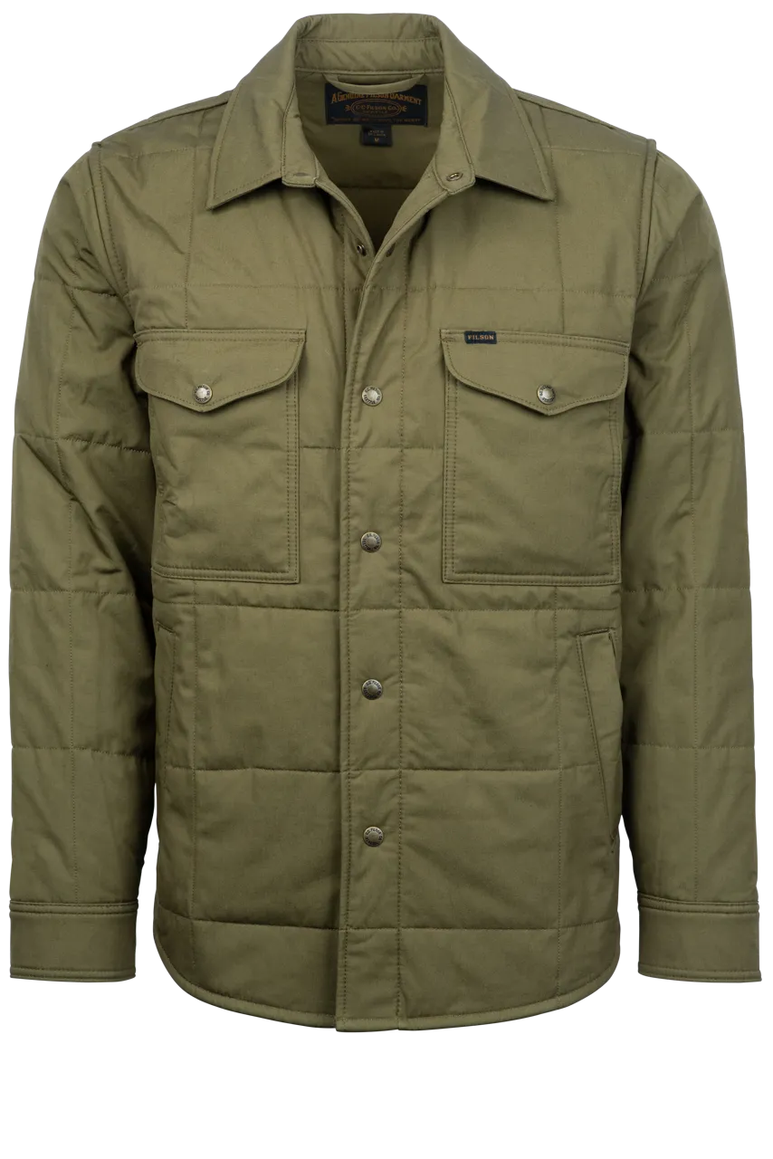 Filson Cover Cloth Quilted Shirt Jacket