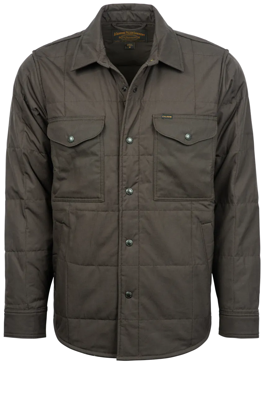 Filson Cover Cloth Quilted Shirt Jacket