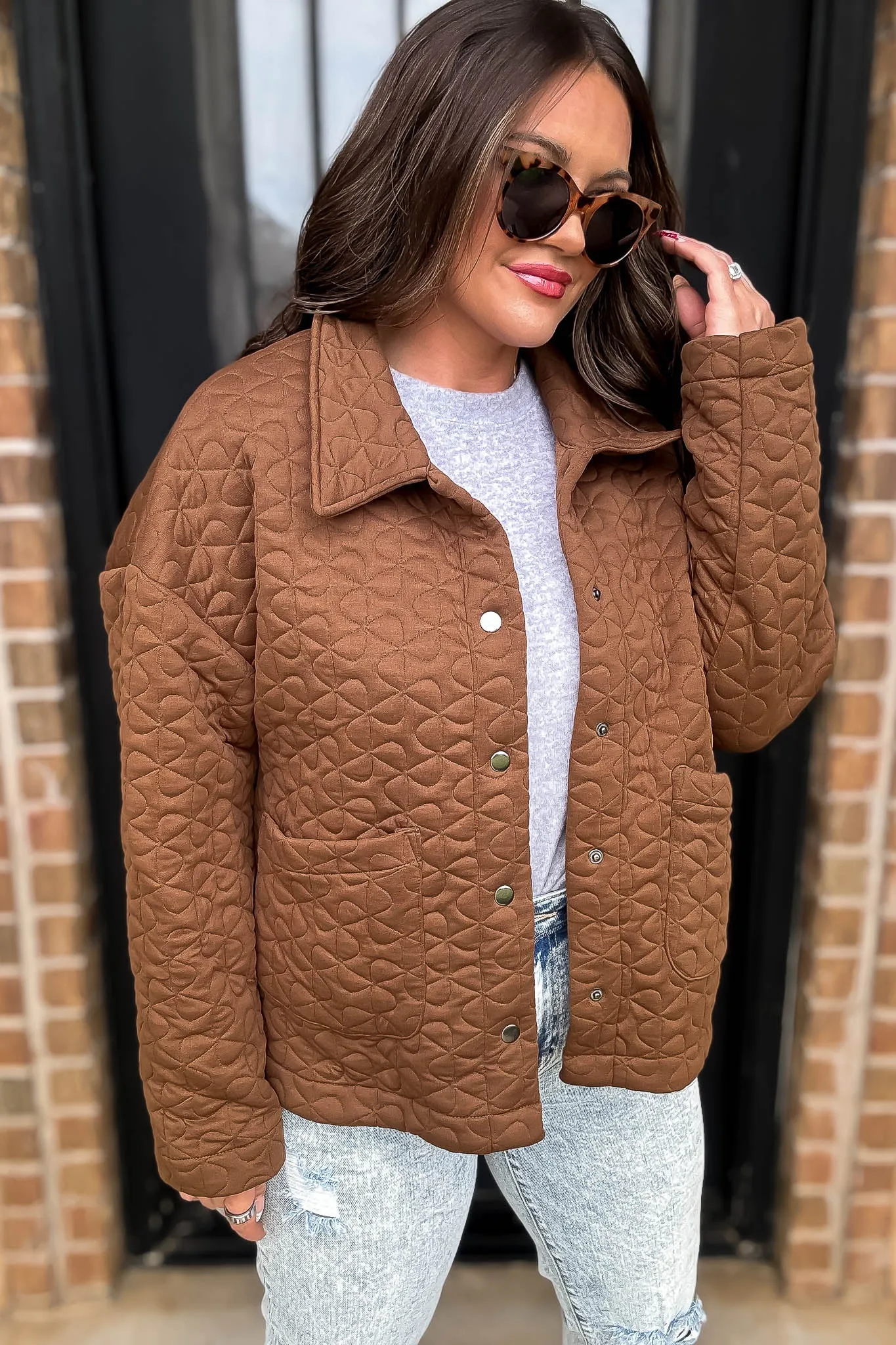 Fireside Brown Quilted Jacket