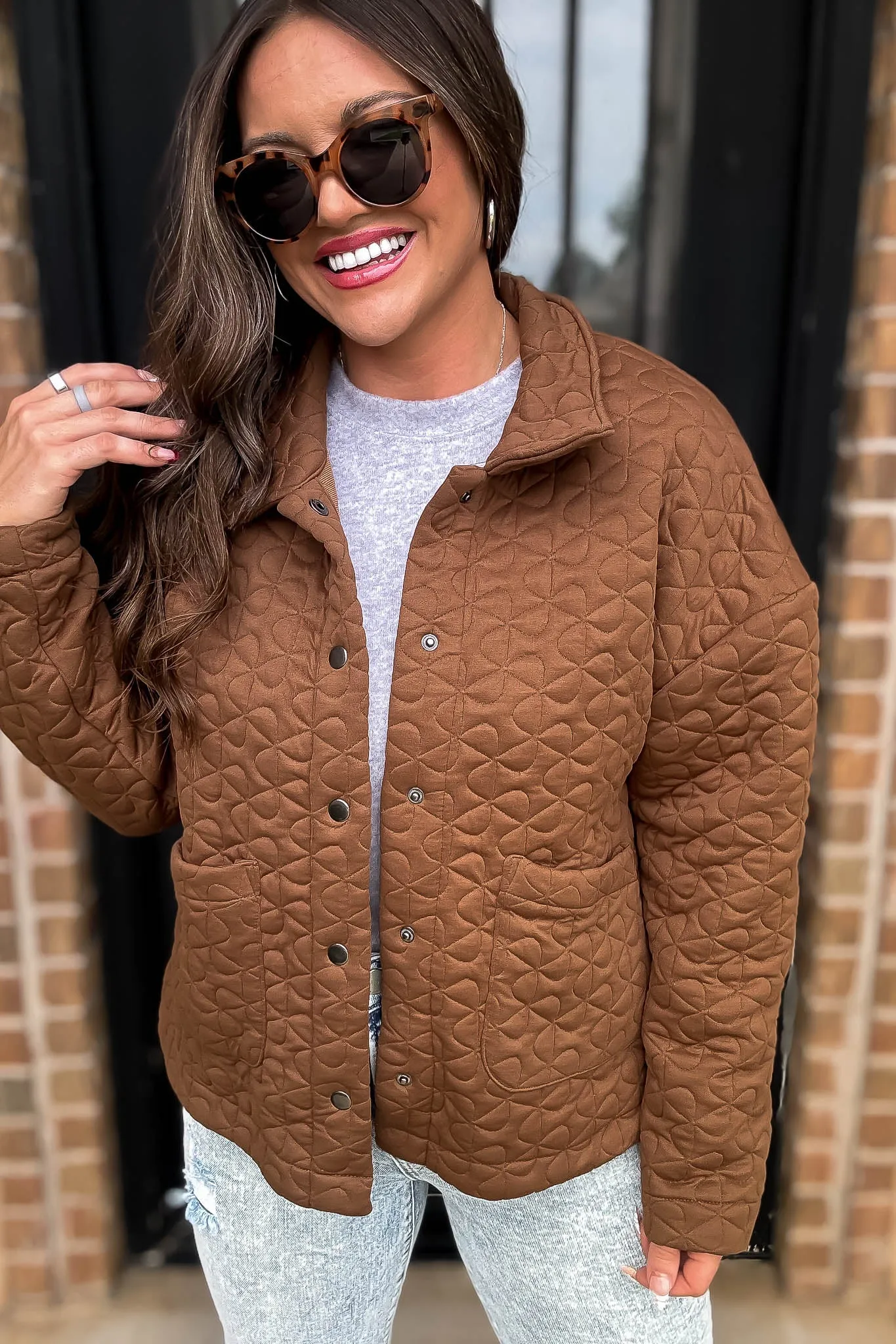 Fireside Brown Quilted Jacket