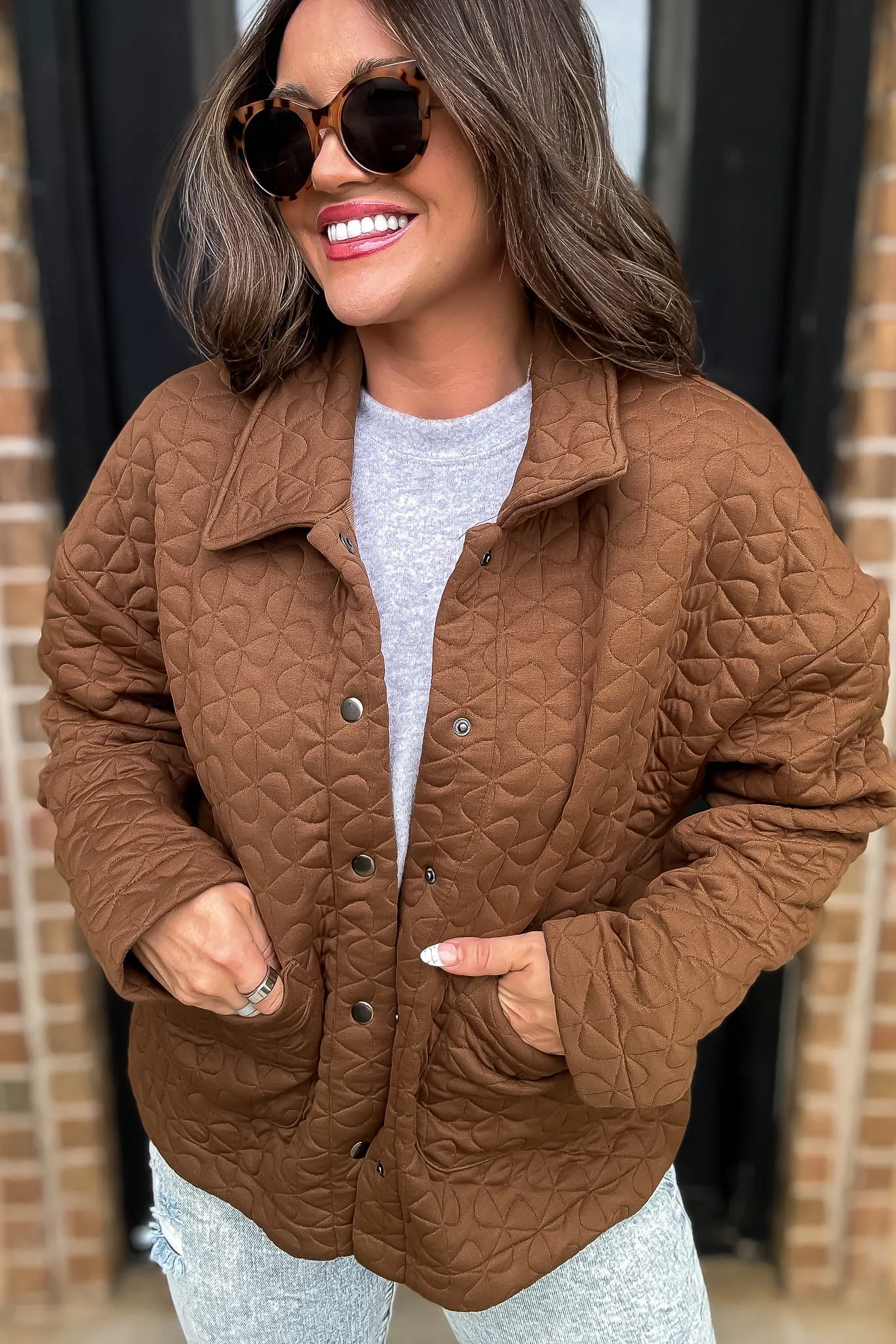 Fireside Brown Quilted Jacket