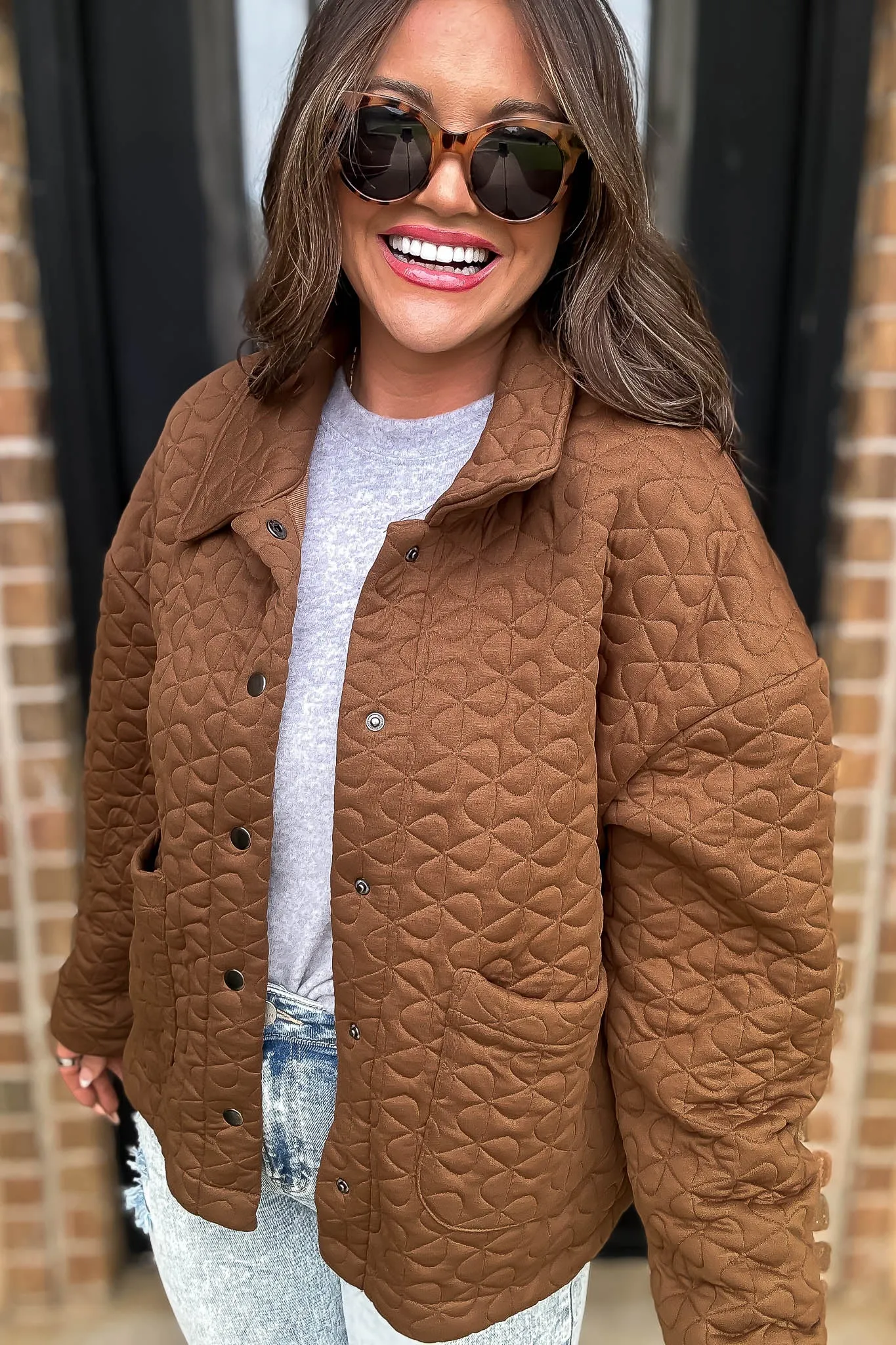 Fireside Brown Quilted Jacket