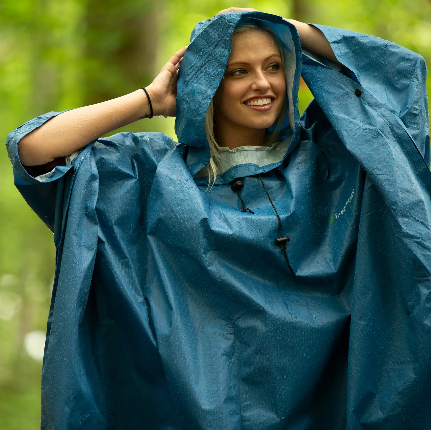 Frogg Toggs Black Ultra-Lite2 Rain Poncho