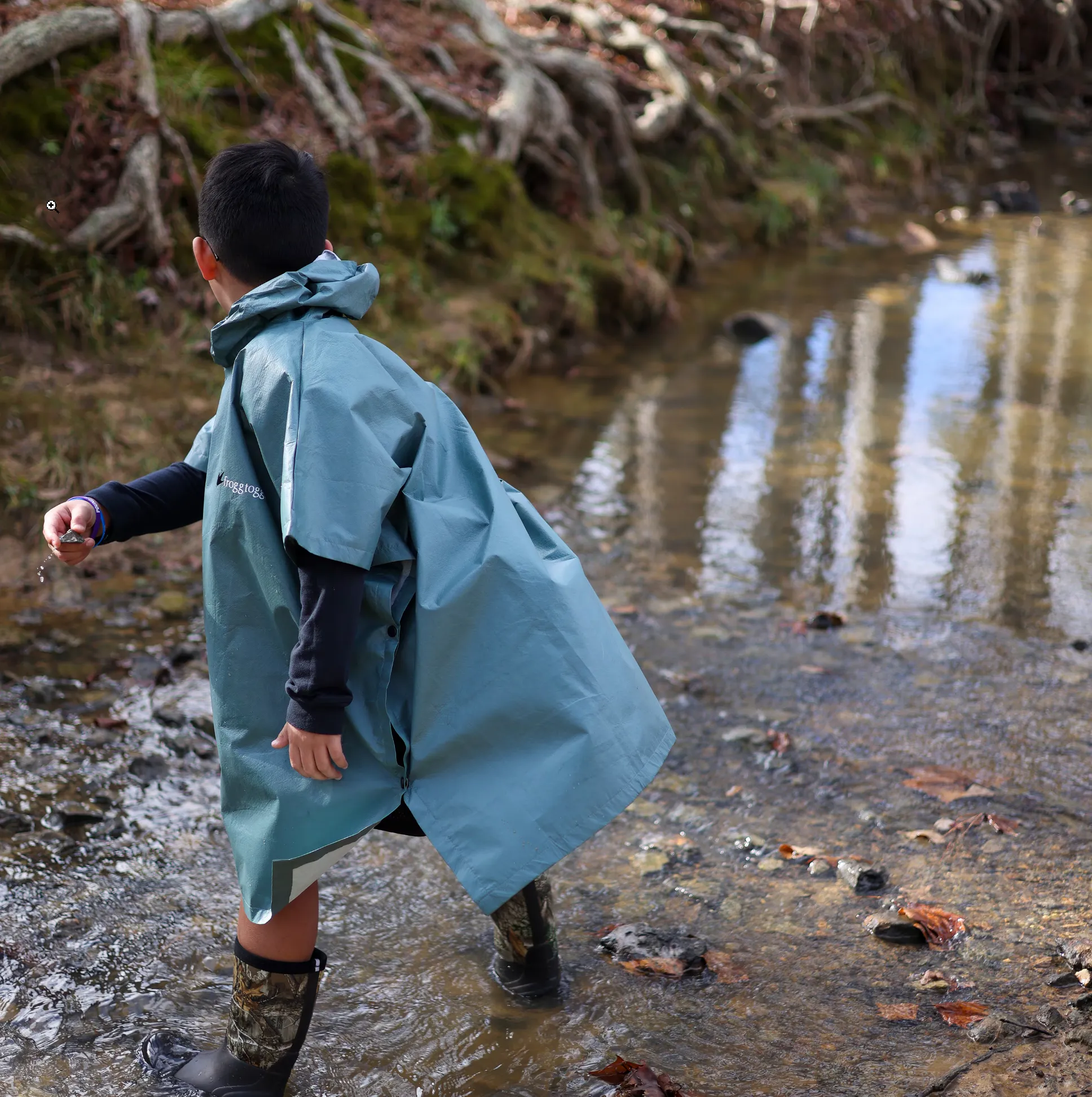 Frogg Toggs Youth Carbon Black Ultra-Lite2 Poncho