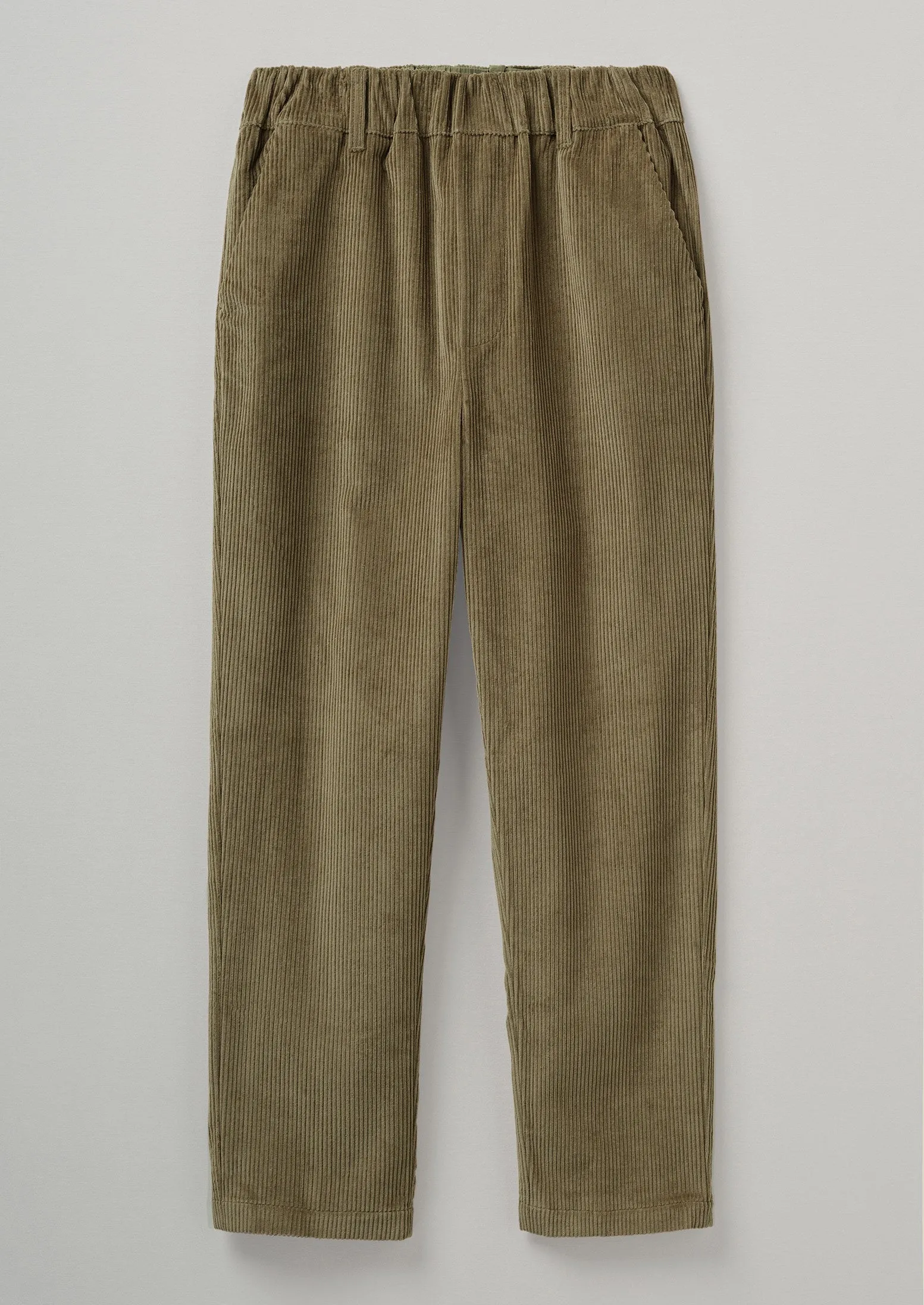 Gabi Organic Cord Pull On Pants | Dark Pear