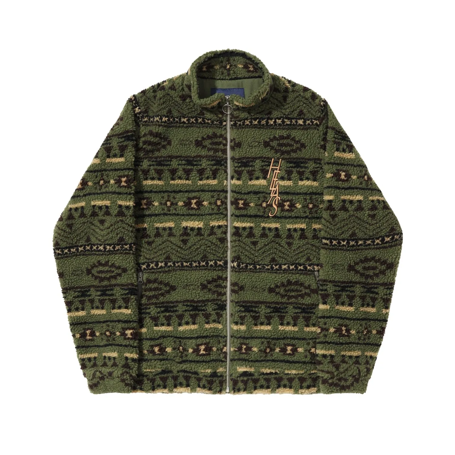 Helas Dew Teddy Jacket Green