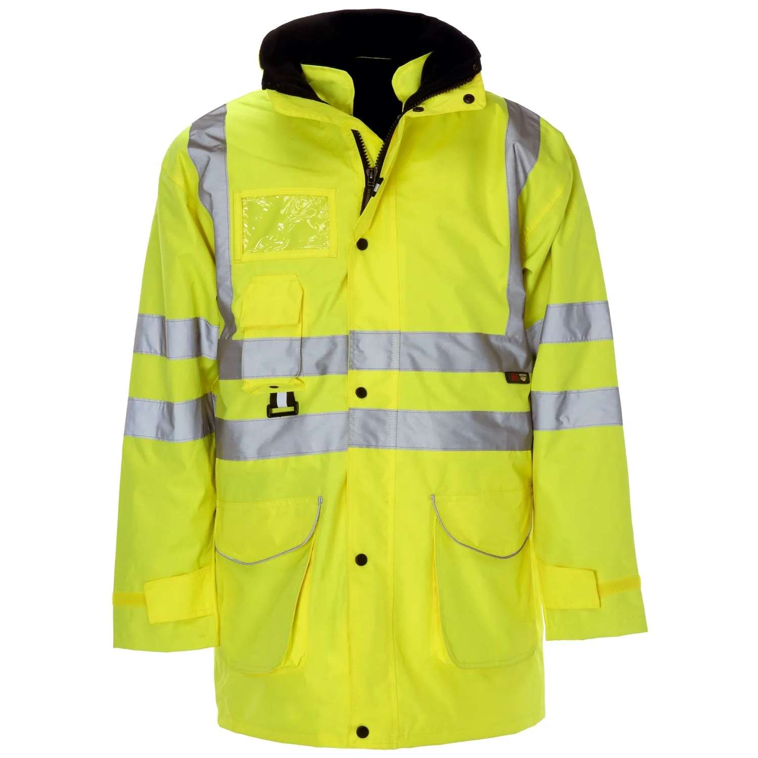 Hi Vis Yellow 7 in 1 Parka