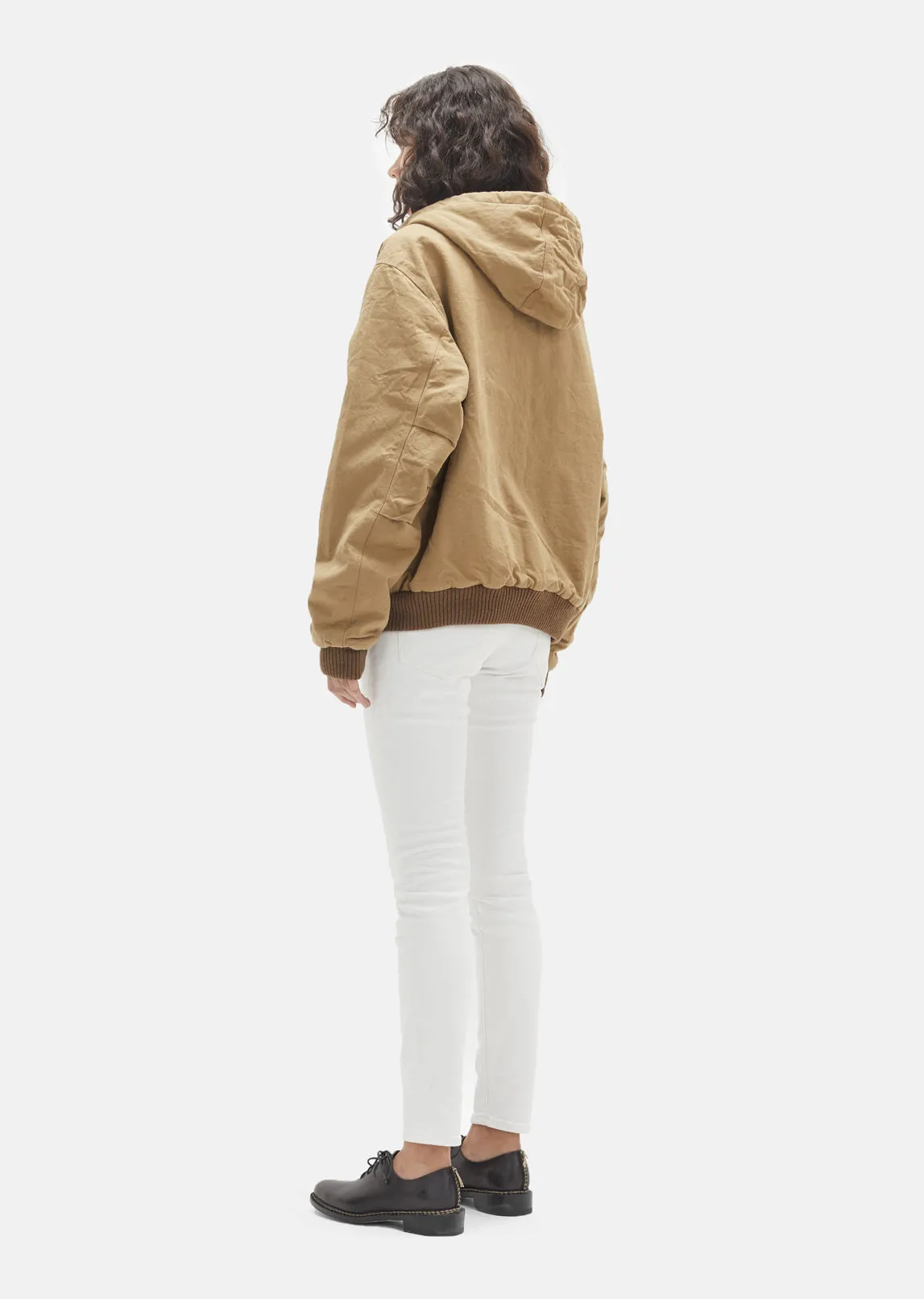 Hooded Cotton Duck Jacket