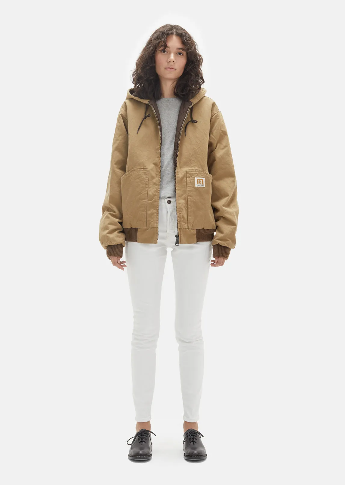 Hooded Cotton Duck Jacket