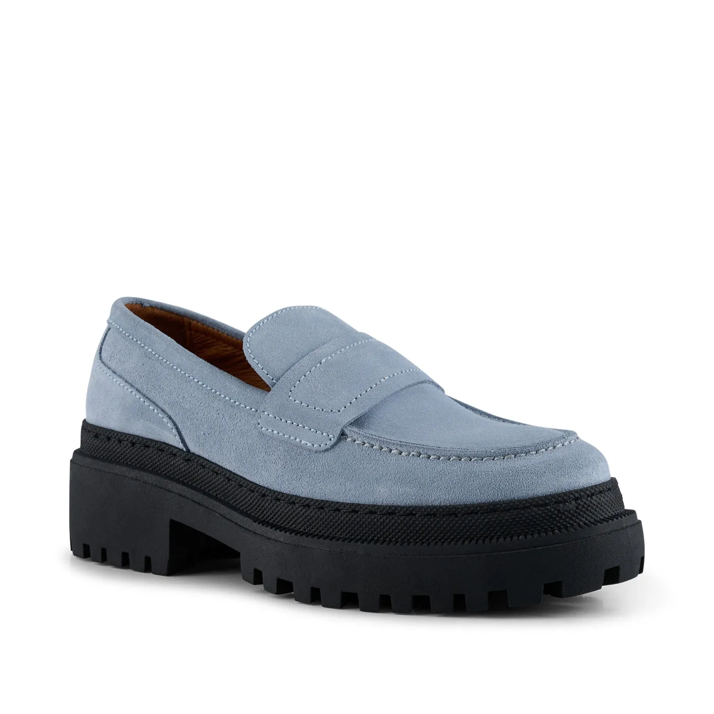 Iona loafer suede - BLUE