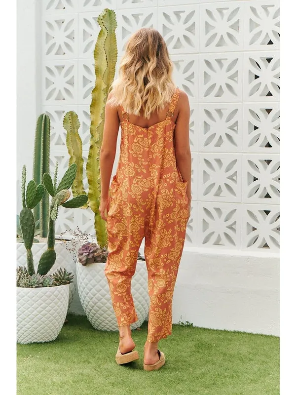 JAASE Day Dream Sun Print Zandra Jumpsuit