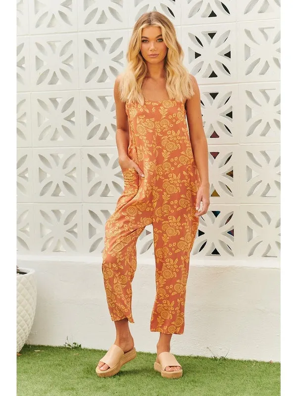 JAASE Day Dream Sun Print Zandra Jumpsuit