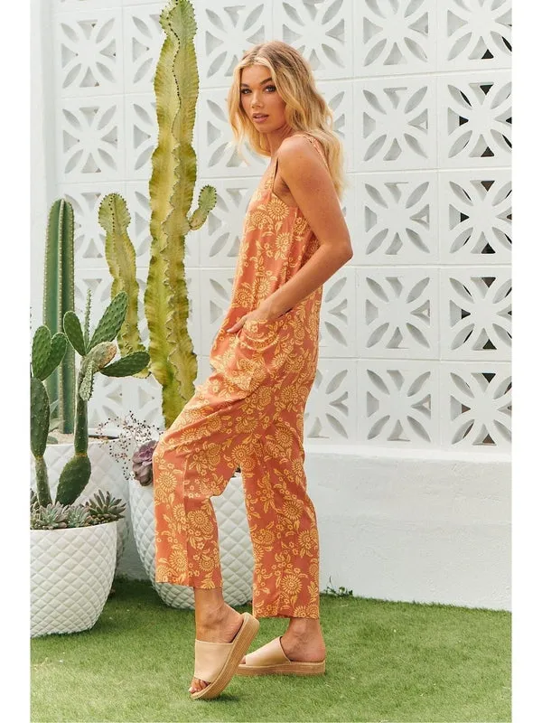 JAASE Day Dream Sun Print Zandra Jumpsuit