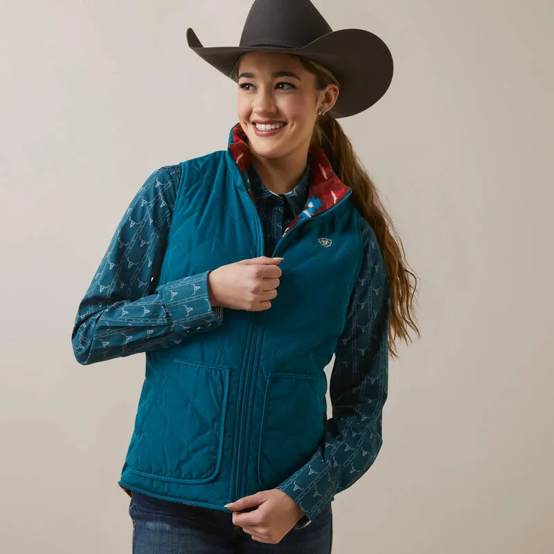 Ladies Ariat Dilon Reversible Insulated Vest - 10046641