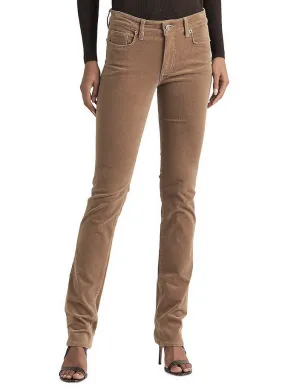 Lauren Ralph Lauren Stretch Corduroy Mid-Rise Straight Pants