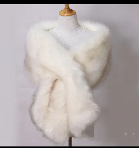 Lengthened  Fox Fur Dress