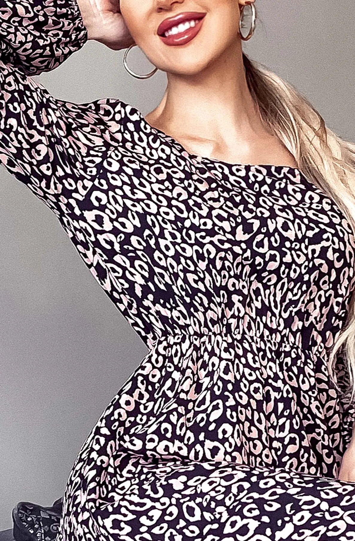 Lina Animal Printed Dress