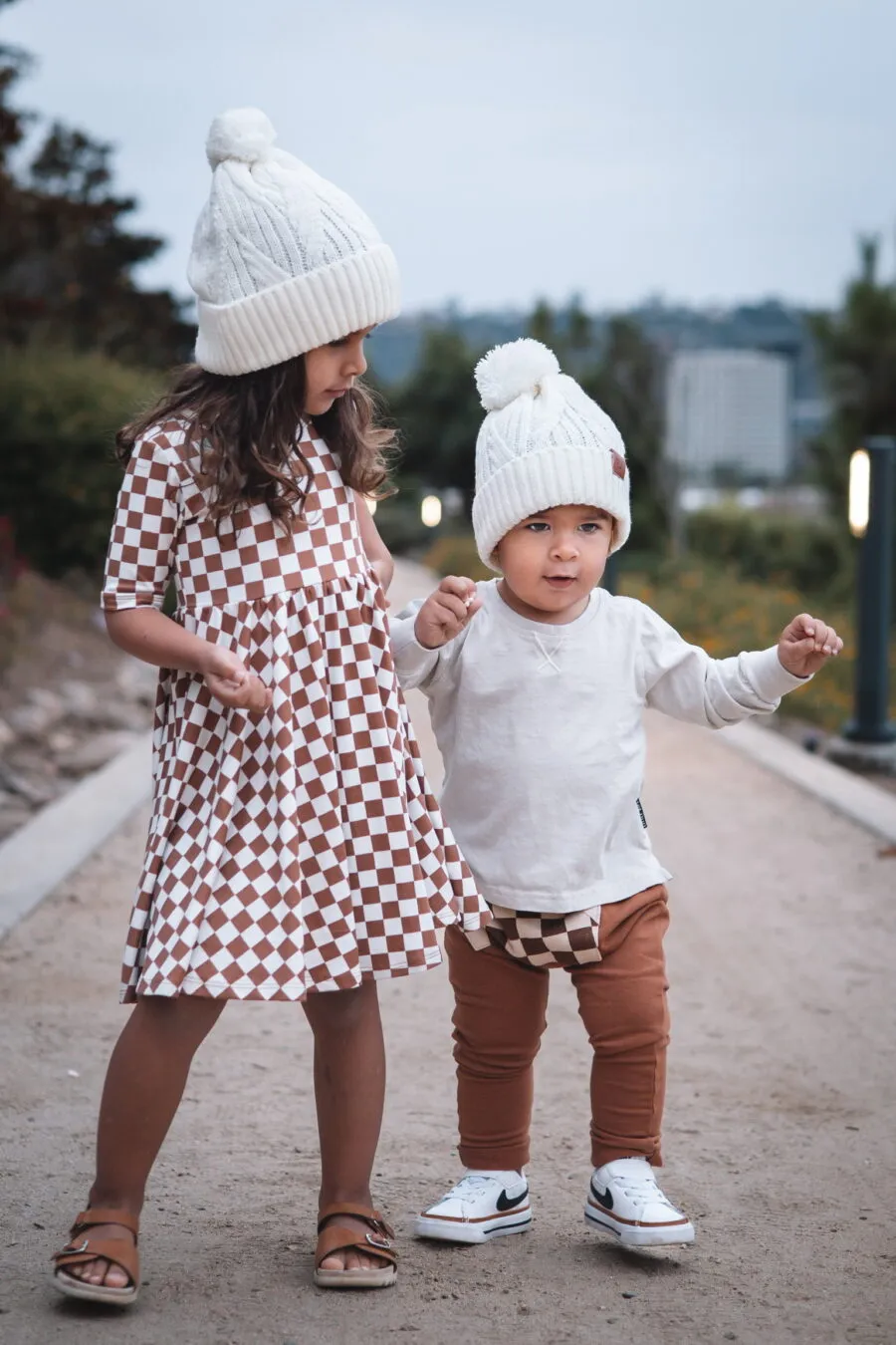 Lux White Beanie