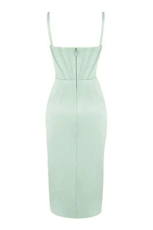 Maddi Bodycon Dress - Mint Green