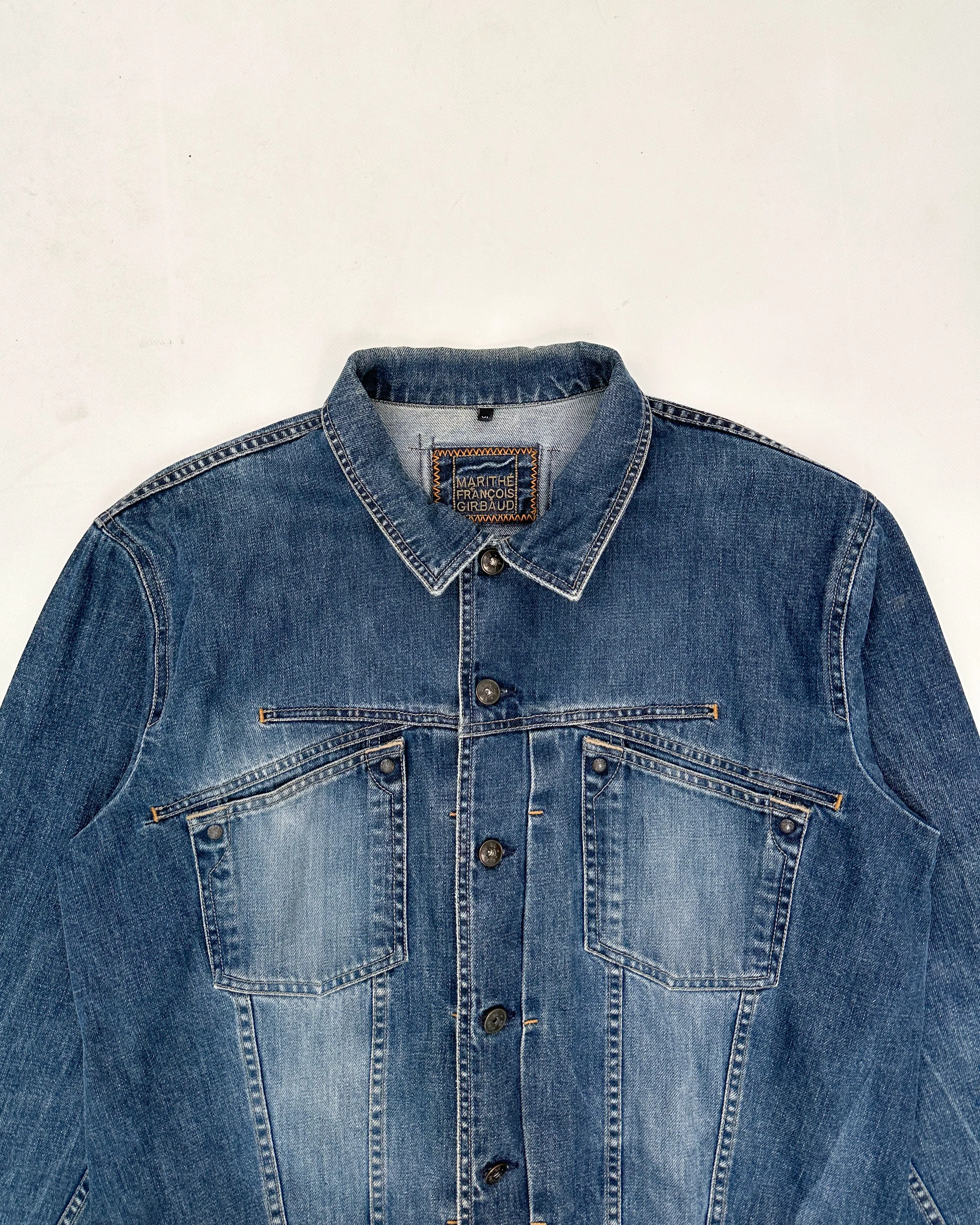 Marithé Francois Girbaud Denim Trucker Jacket 1990's