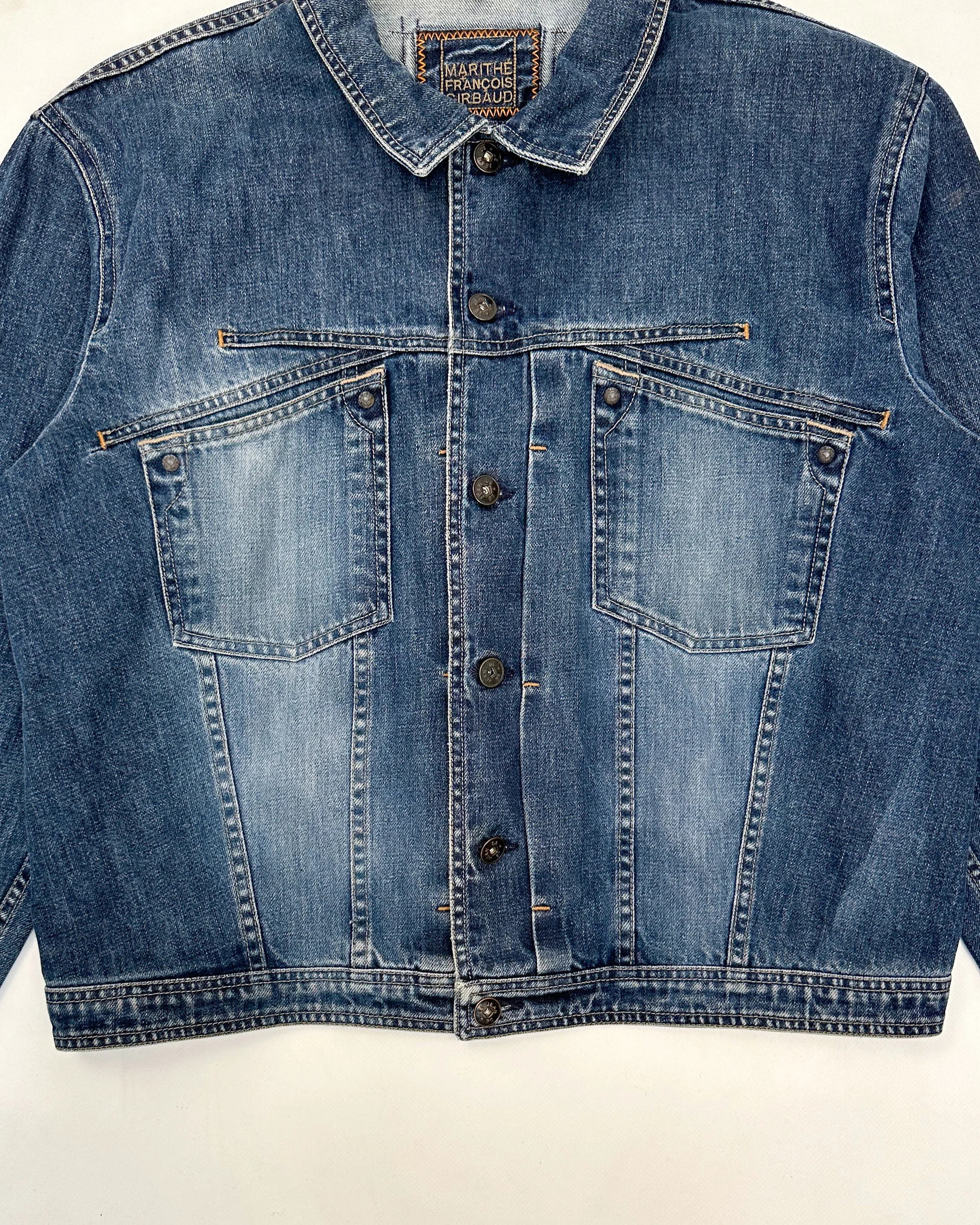 Marithé Francois Girbaud Denim Trucker Jacket 1990's