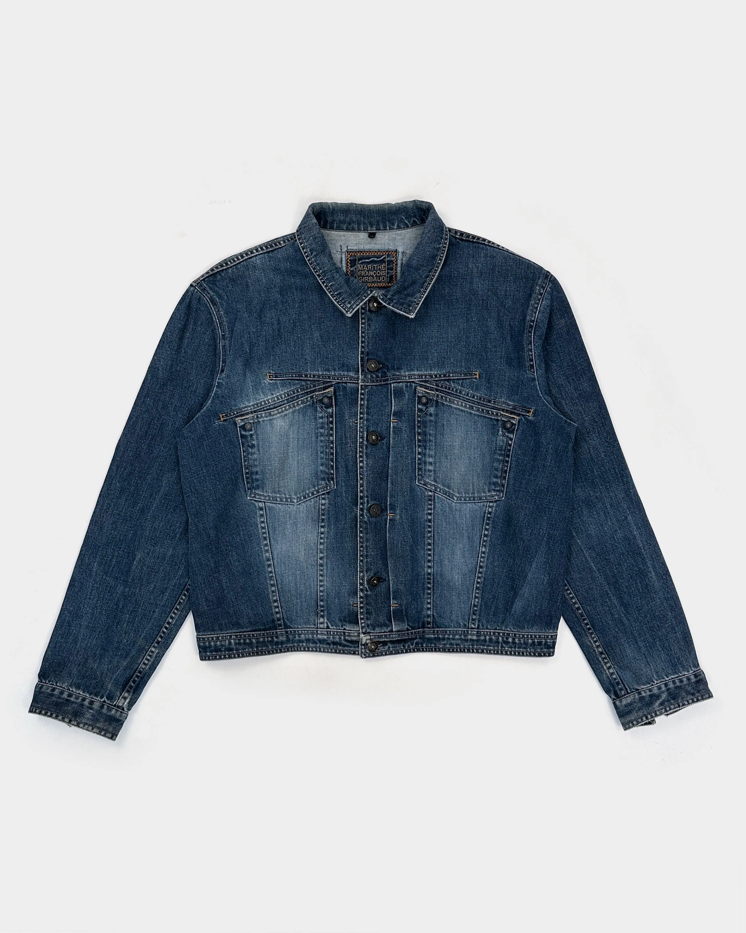 Marithé Francois Girbaud Denim Trucker Jacket 1990's