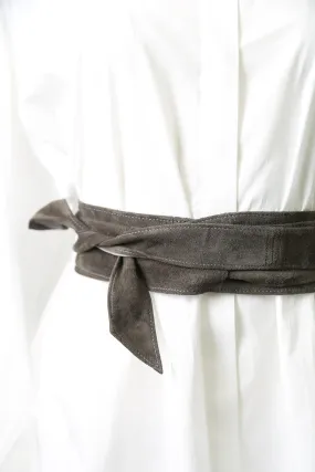 MATINO KIMONO BELT IN LEATHER OR SUEDE