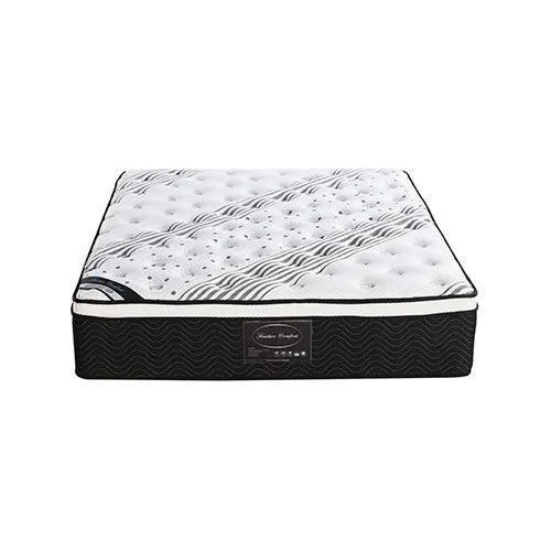 Mattress Euro Top Queen Size Pocket Spring Coil with Knitted Fabric Medium Firm 33cm Thick