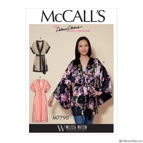 McCall's Pattern M7790 Misses' Kimono Jacket & Belt