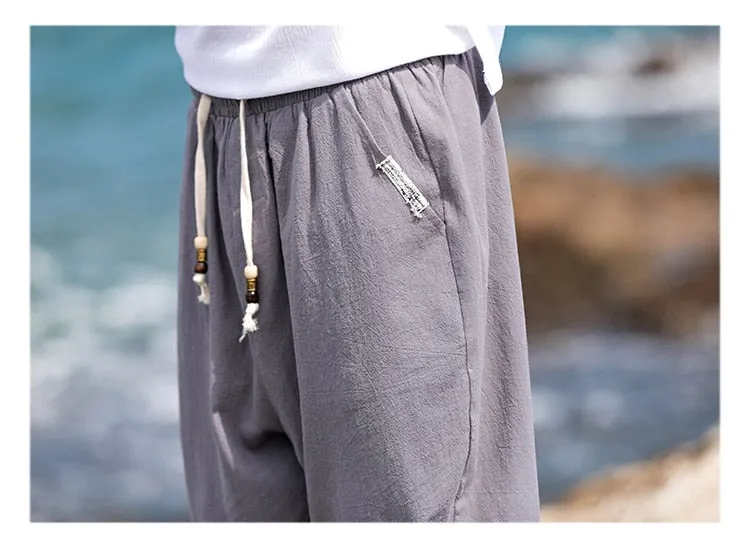 Men Casual Calf-Length Pants