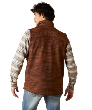 Men's Ariat Logo 2.0 Chimayo Shaved Chocolate Vest - 10046439