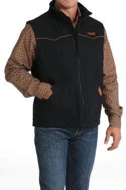 Men's Cinch Wax Coated Canvas Vest - MWV1908001