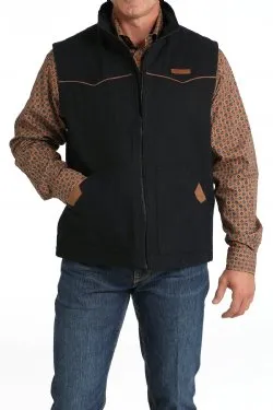 Men's Cinch Wax Coated Canvas Vest - MWV1908001