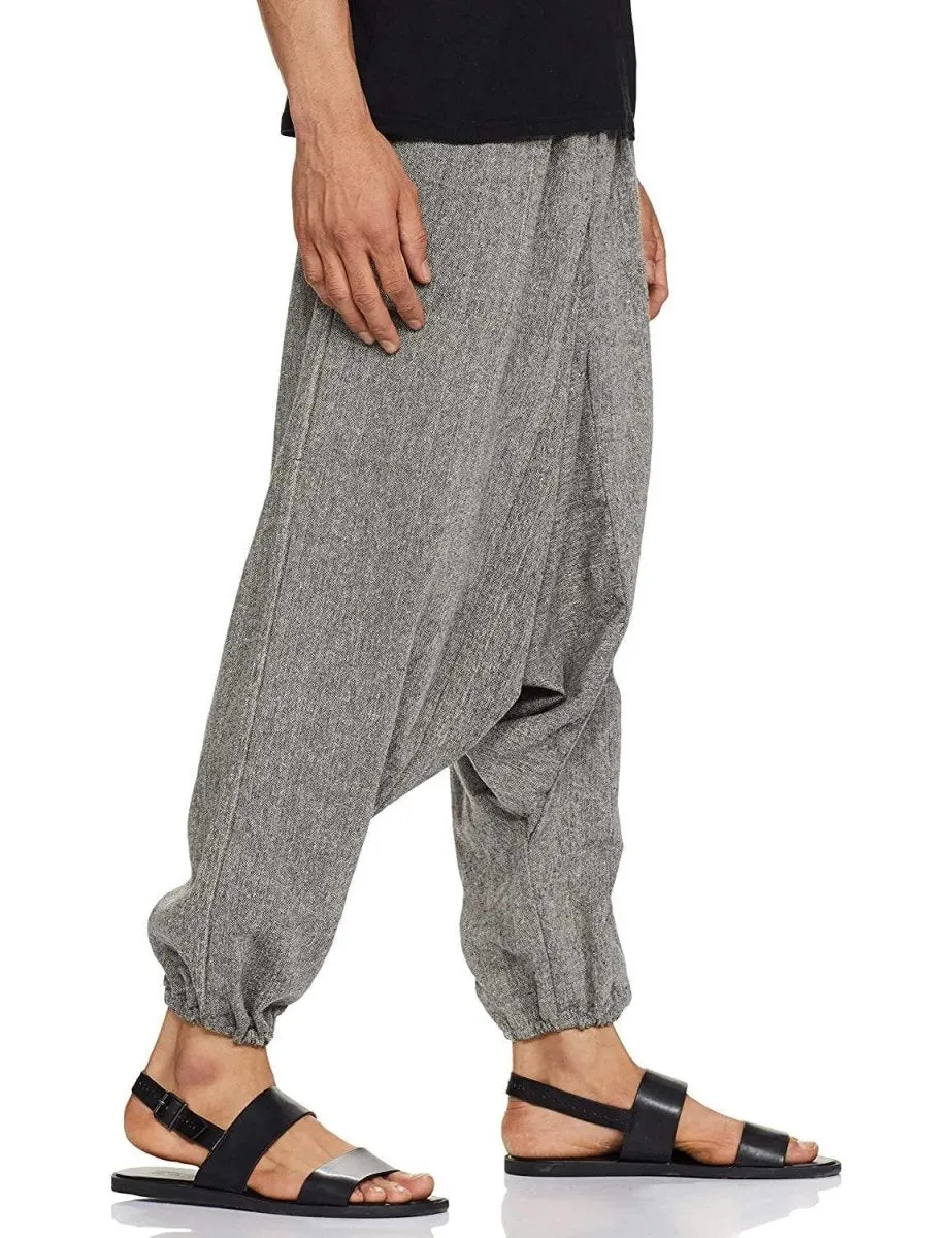 Men's Harem Pant | Grey | Fits Waist Size 26" to 38"