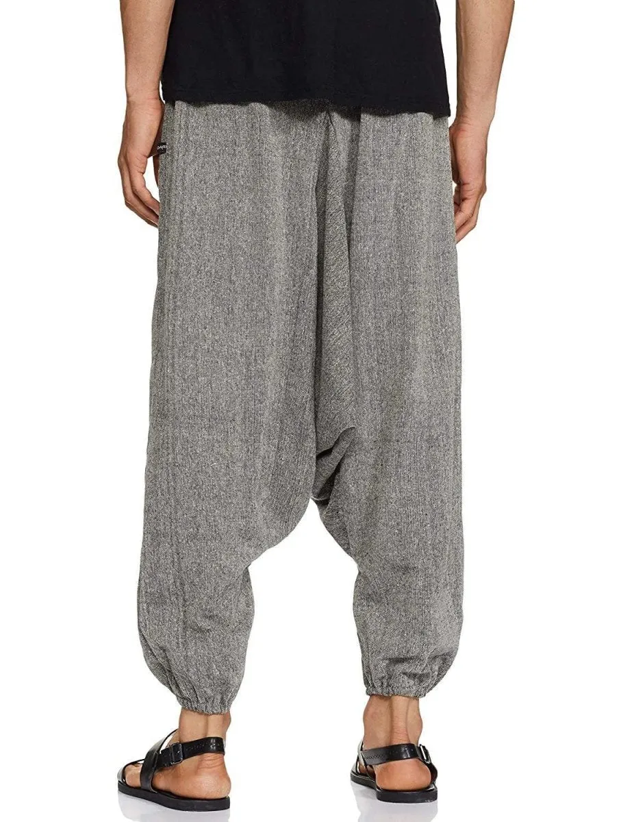 Men's Harem Pant | Grey | Fits Waist Size 26" to 38"