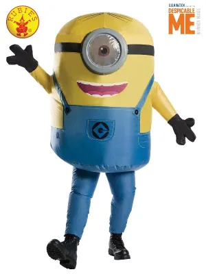 MINION STUART INFLATABLE COSTUME, ADULT