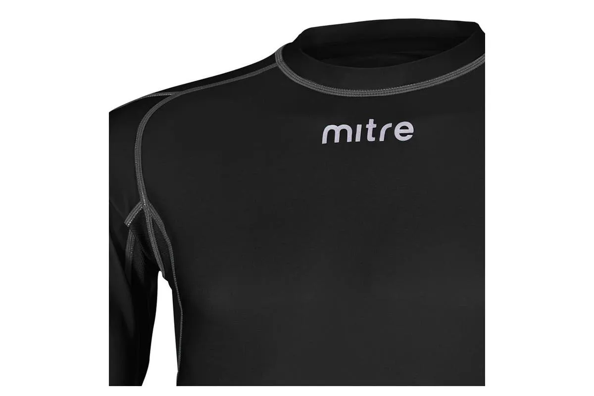 Mitre Adults Neutron LS Compression Top - Black