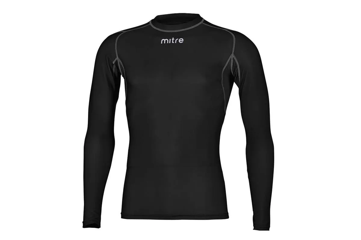 Mitre Adults Neutron LS Compression Top - Black