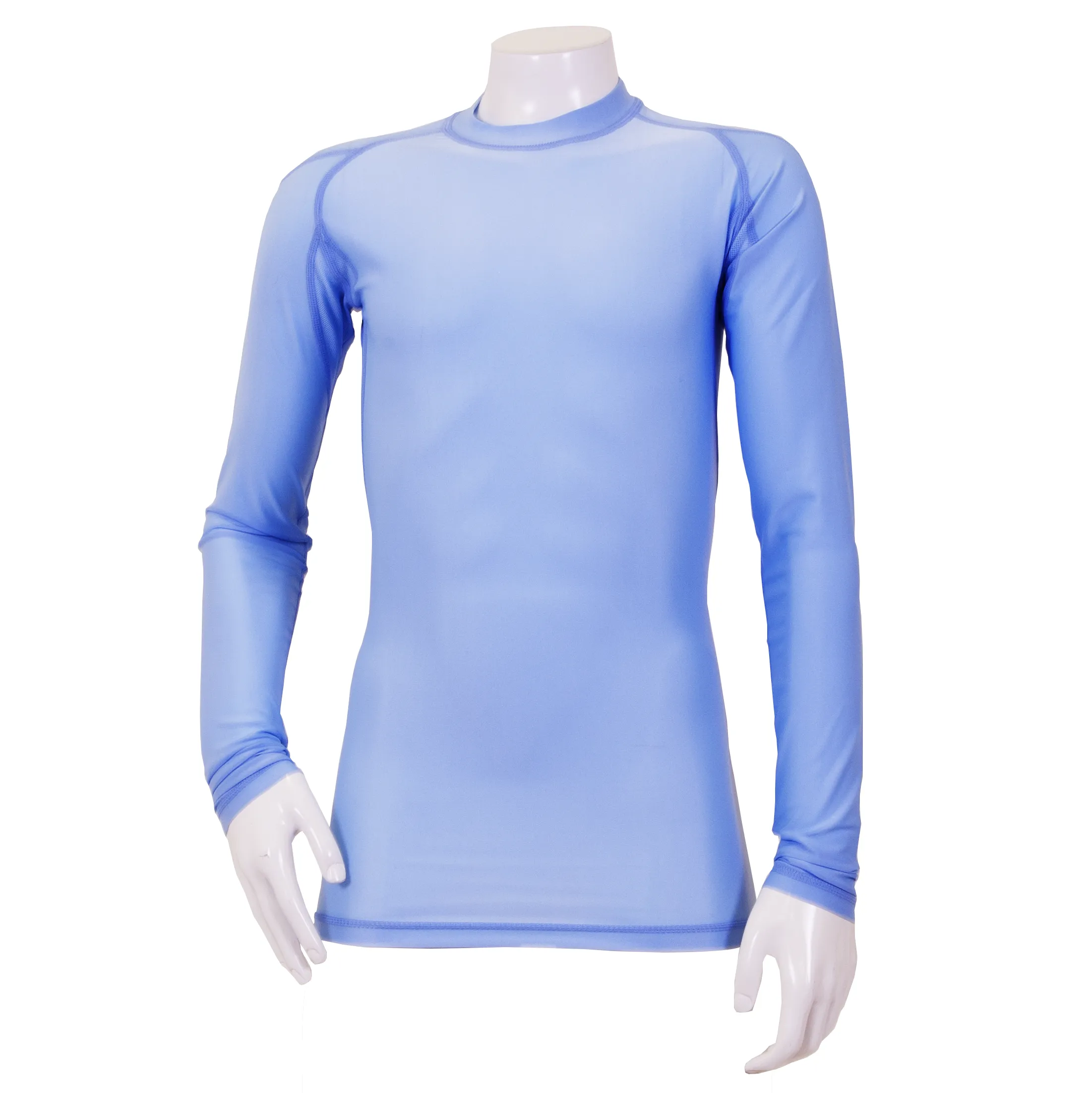 Mitre Youth Neutron Compression Ls Top - Sky Blue