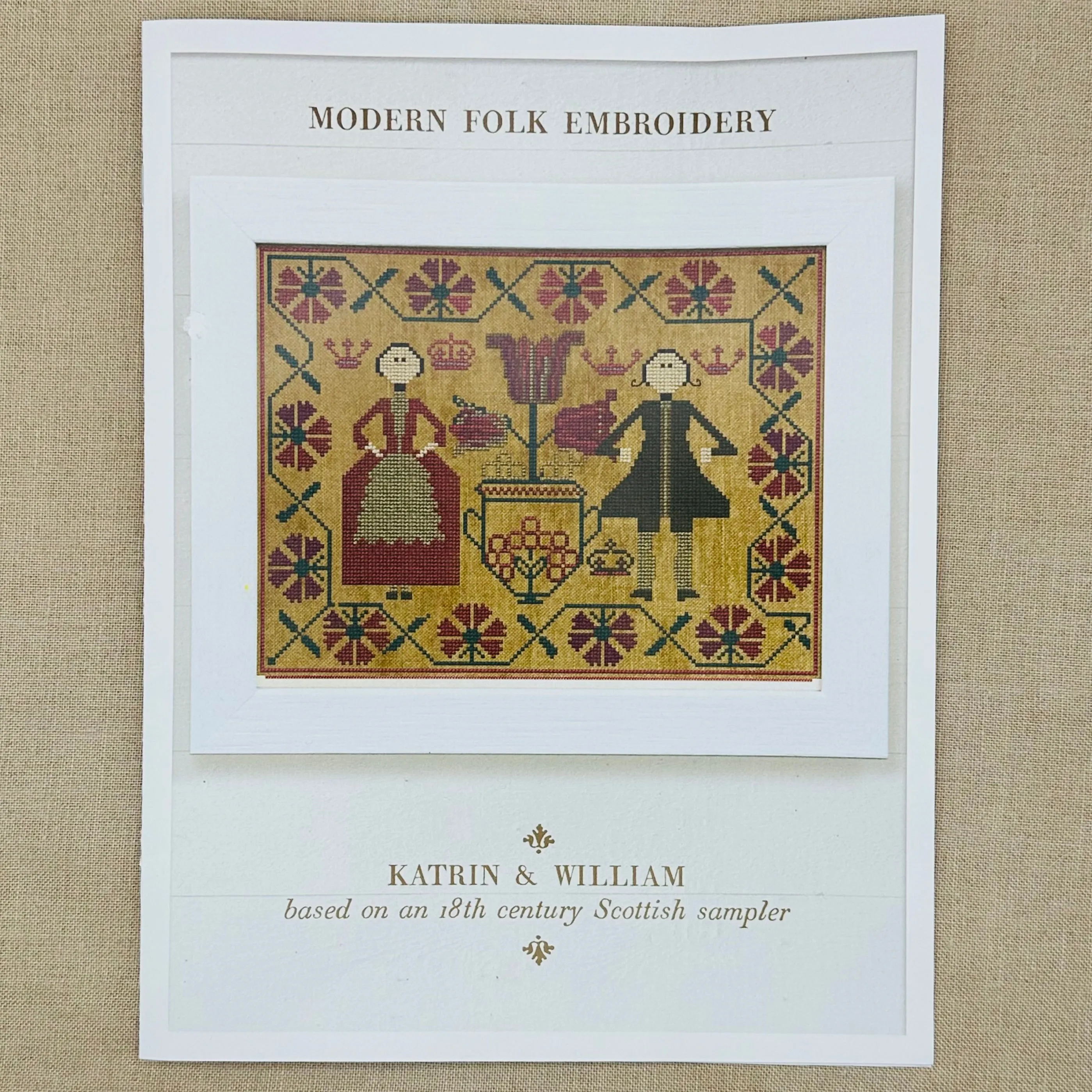 Modern Folk Embroidery -  Katrin & William - Booklet Chart