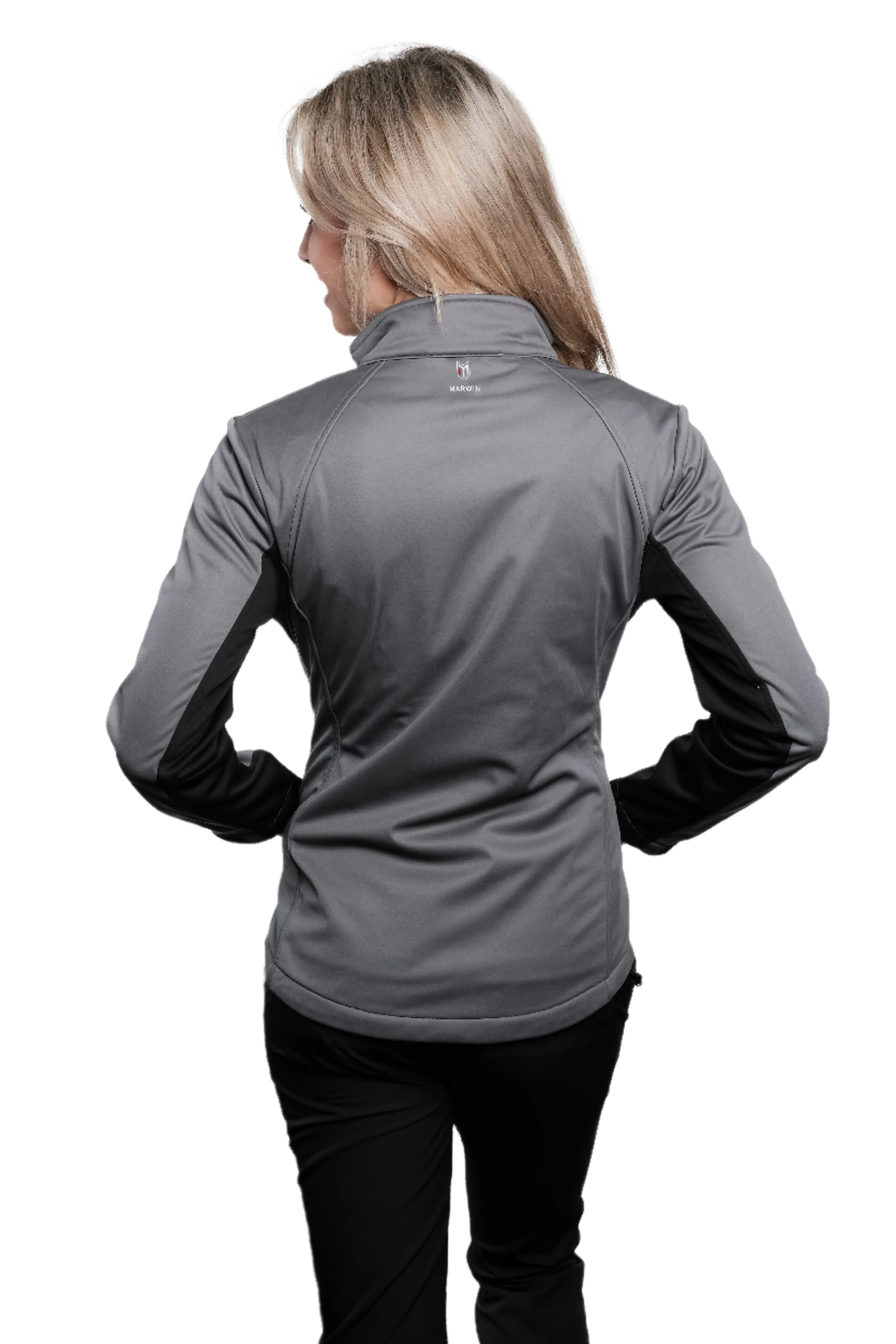 Monarch Grey/Black Women's Softshell Jacket